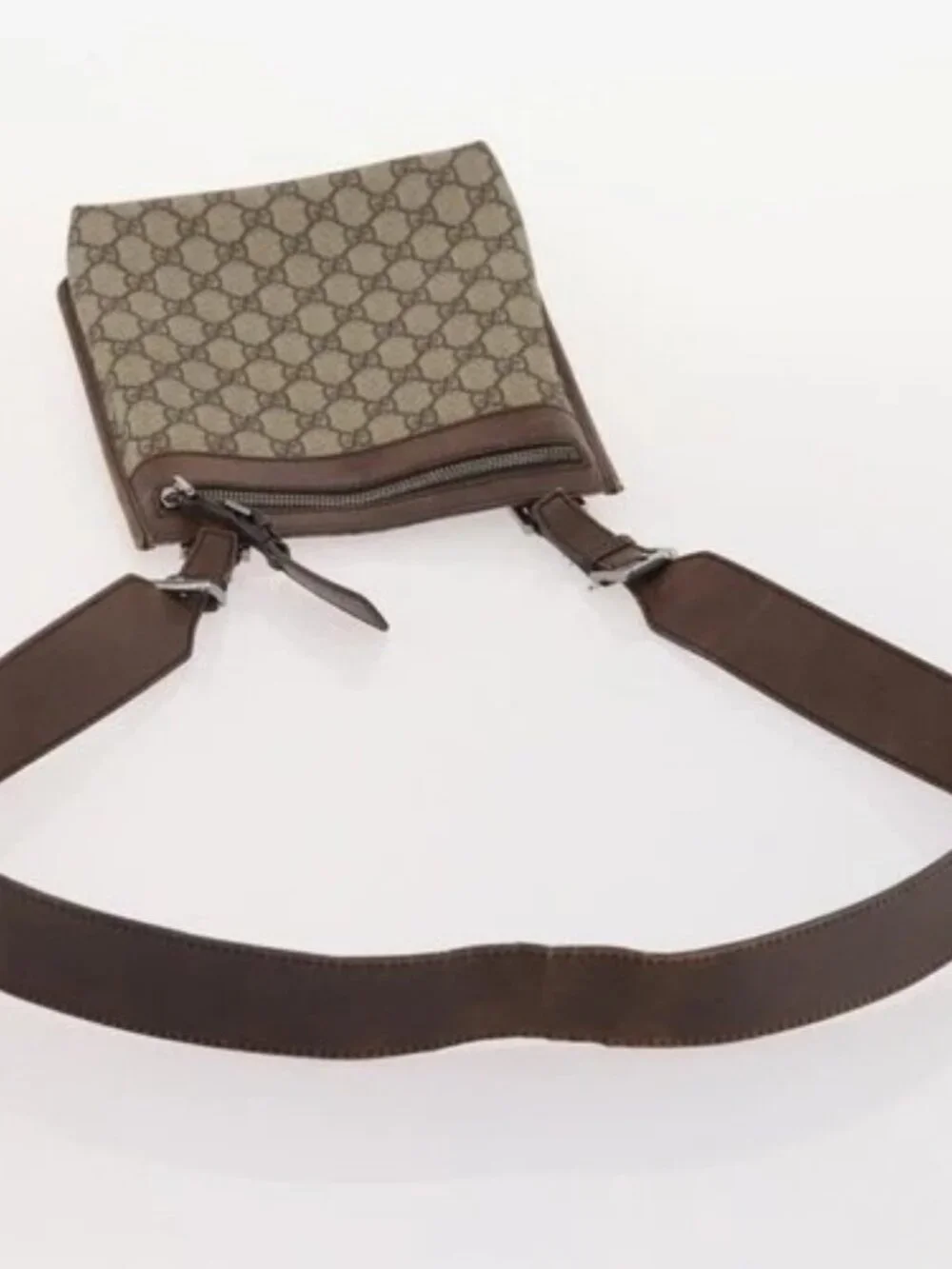 GUCCI GG Canvas Shoulder Bag 4 Set Black Beige Auth 178854